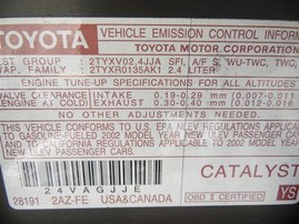 2002 Toyota Camry LE Gray 2.4L AT #Z24645